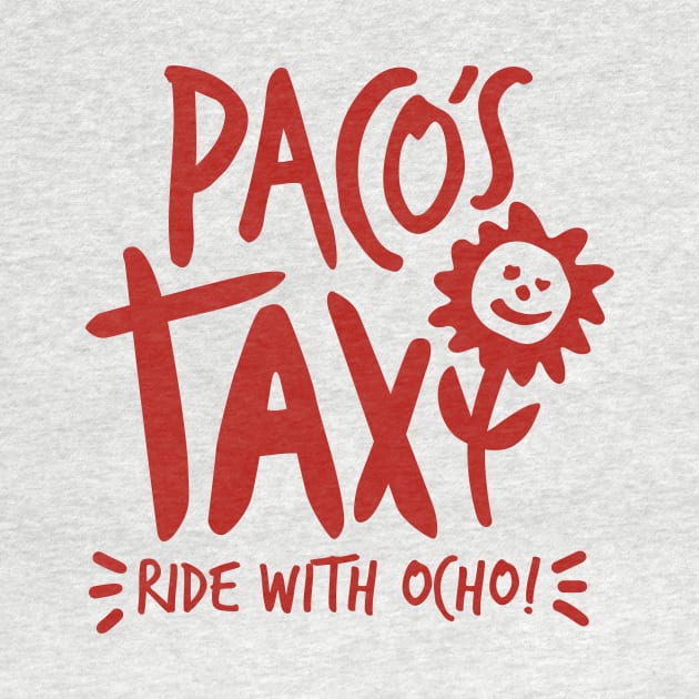 Paco's Taxi (Red) by jepegdesign